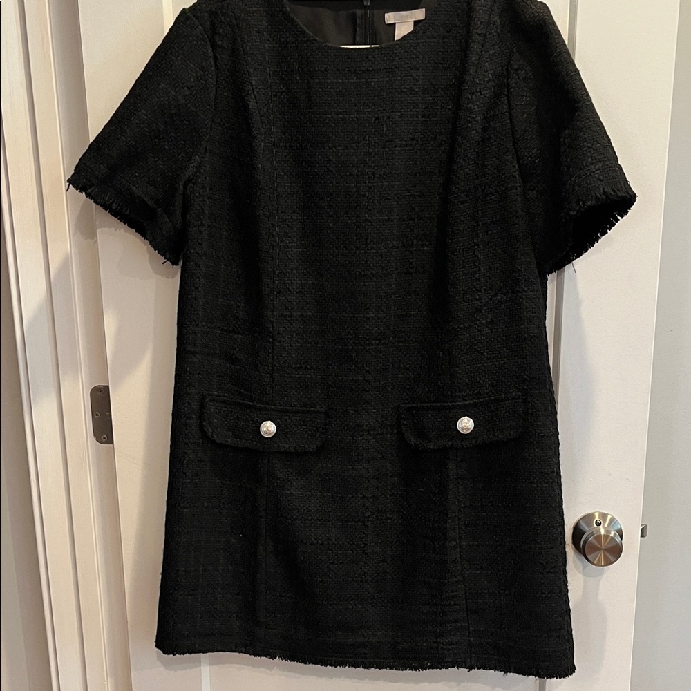 H&M Black Tweed Dress